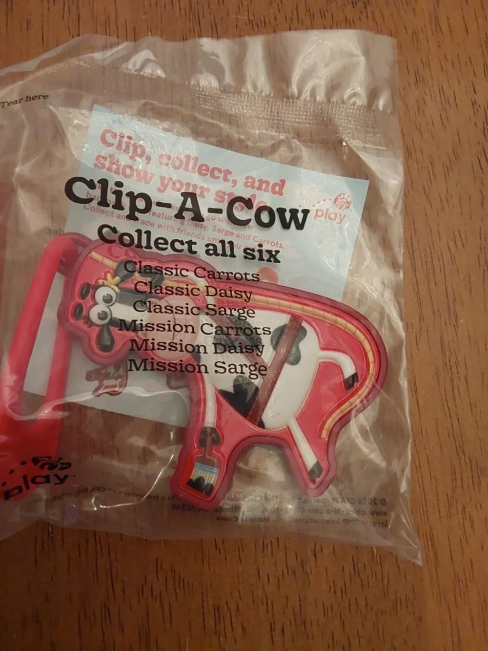 CHICK FIL A CLIP A COW NEW IN PACKAGE chick fil